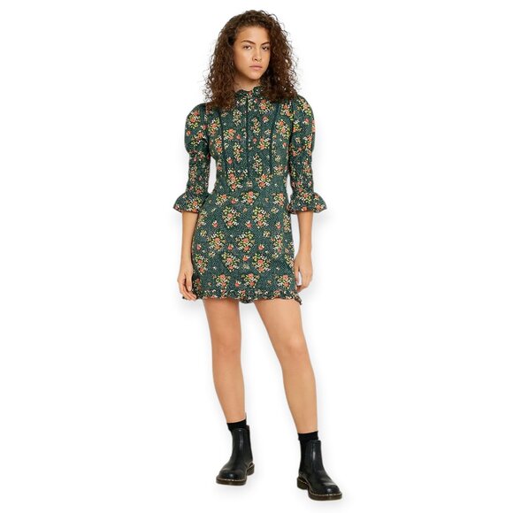 🌲 Evergreen Floral Mini – Holiday + NYE Main-Character Vibes size XS - Picture 2 of 12
